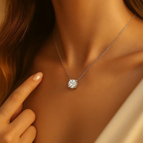 Classic Moissanite Necklace
