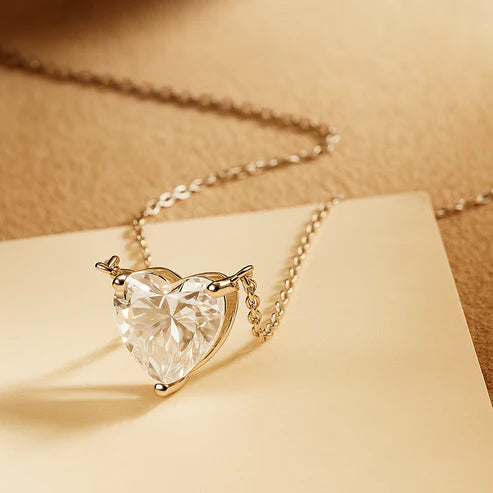Heart Moissanite Necklace