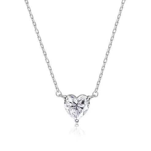 Heart Moissanite Necklace